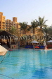UAE, DUBAI, Madinat Jumeirah, Mina A'Salam Hotel, and pool, UAE477JPL