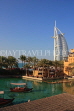 UAE, DUBAI, Madinat Jumeirah and Burj al Arab Hotel, Abra water taxi, UAE351JPL