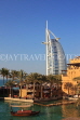 UAE, DUBAI, Madinat Jumeirah and Burj al Arab Hotel, Abra water taxi, UAE353JPL