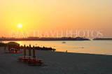 UAE, DUBAI, One & Only Royal Mirage Hotel, beach at sunset, UAE555JPL