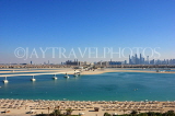 UAE, DUBAI, Palm Jumeirah, Atlantis Hotel beach, view from hotel, UAE290JPL