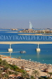 UAE, DUBAI, Palm Jumeirah, Atlantis Hotel beach, view from hotel, UAE345JPL