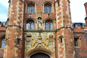 UK, Cambridgeshire, CAMBRIDGE, St John's College, entrance facade, Great Gate, UK34906JPL