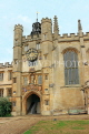 UK, Cambridgeshire, CAMBRIDGE, Trinity College, Great Court, Clock Tower, UK35024JPL
