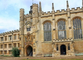 UK, Cambridgeshire, CAMBRIDGE, Trinity College, Great Court, Clock Tower, UK35029JPL