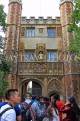 UK, Cambridgeshire, CAMBRIDGE, Trinity College, entrance facade, Great Gate, UK35031JPL