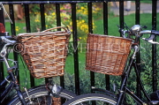 UK, Cambridgeshire, CAMBRIDGE, bicycles with baskets, UK5493JPL