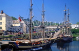 UK, Cornwall, CHARLESTOWN, port and tall ships, UK5843JPL