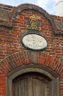 UK, Hampshire, PORTSMOUTH, Historic Dockyard, Victory Gate, wall plaque, UK6595JPL