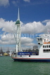 UK, Hampshire, PORTSMOUTH, Spinnaker Tower and ferry, UK6537JPL