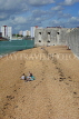 UK, Hampshire, PORTSMOUTH, old city walls and beach, UK6561JPL