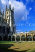 UK, Kent, CANTERBURY, Canterbury Cathedral ald cloisters, CTB237JPL