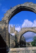 UK, Kent, CANTERBURY, Canterbury Cathedral and ruins of arches, CTB235JPL