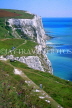 UK, Kent, DOVER, Eastern white cliffs towards Langdon Cliffs, UK6025JPL