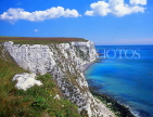UK, Kent, DOVER, white cliffs at Langdon, DOV128JPL