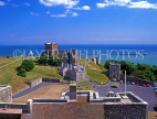 UK, Kent, DOVER CASTLE, view from Castle Keep, Saxon church in background), DOV113JPL