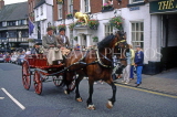 UK, Shropshire, SHREWSBURY, horse drawn parade, UK4471JPL