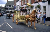 UK, Shropshire, SHREWSBURY, horse drawn parade, UK4472JPL