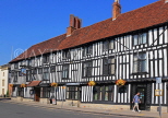 UK, Warwickshire, STRATFORD-UPON-AVON, Chapel Street, half timbered buildings and Falcon Pub, UK25550JPL