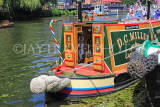 UK, Warwickshire, STRATFORD-UPON-AVON, Narrowboats at riverside, during River Festival, UK25414JPL