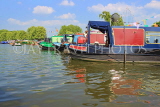 UK, Warwickshire, STRATFORD-UPON-AVON, Narrowboats at riverside, during River Festival, UK25486JPL