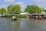 UK, Warwickshire, STRATFORD-UPON-AVON, Narrowboats at riverside, during River Festival, UK25488JPL