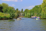 UK, Warwickshire, STRATFORD-UPON-AVON, River Avon, and boating, UK25360JPL