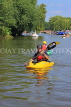 UK, Warwickshire, STRATFORD-UPON-AVON, River Avon, kayaking, UK25529JPL