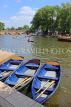 UK, Warwickshire, STRATFORD-UPON-AVON, River Avon, rowing boats for hire, UK25468JPL