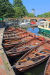 UK, Warwickshire, STRATFORD-UPON-AVON, River Avon, rowing boats for hire, UK25469JPL