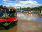 UK, Warwickshire, STRATFORD-UPON-AVON, Stratford Canal Basin and narrow boats, UK5928JPL
