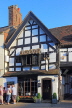 UK, Warwickshire, STRATFORD-UPON-AVON, half timbered buildings, Lambs restaurant, UK25563JPL