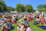 UK, Warwickshire, STRATFORD-UPON-AVON, people gathered during River Festival, UK25420JPL