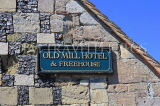 UK, Wiltshire, SALISBURY, Watermeadows, The Old Mill sign (now hotel), UK8162JPL