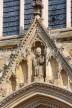 UK, Yorkshire, YORK, York Minster, sculpture on building, UK9907JPL