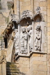 UK, Yorkshire, YORK, York Minster, sculptures on building, UK9905JPL