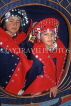 USA, ALASKA, Chilkat, Chilkat children (dancers) in traditional dress, ALK307JPL