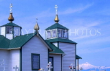 USA, ALASKA, Kenai Peninsula, Ninilchik, Russian Orthodox church, US3892JPL