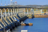USA, Arkansas, Little Rock, Big Dam Bridge, Arkansas ricer, Murray Lock and Dam, US4441JPL