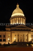 USA, Arkansas, Little Rock, State Capitol building, night view, US4410JPL