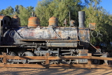 USA, California, Death Valley Nat Park, Furnace Creek Museum, old locomotive, US4802JPL