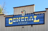 USA, California, Death Valley National Park, Furnace Creek, General Store sign, US4807JPL