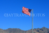 USA, California, Death Valley National Park, US flag, US4813JPL