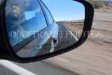 USA, California, Death Valley National Park, driving, wing mirror, US4763JPL
