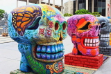 USA, California, Los Angeles, Day of the Dead celebration, Grand Skulls on display, US4905JPL