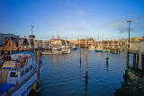 USA, California, SAN FRANCISCO, Fisherman's Wharf, waterfront and boats, US4127JPL