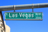 USA, Nevada, LAS VEGAS, Las Vegas Blvd street sign, US4874JPL