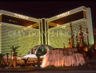 USA, Nevada, LAS VEGAS, Mirage Hotel & Casino, night view, LV136JPL