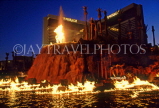 USA, Nevada, LAS VEGAS, Mirage Hotel, Volcanic Eruption show, LV84JPL