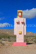 USA, Nevada, Rhyolite Ghost Town, Lady Desert Venus of Nevada sculpture, US4766JPL